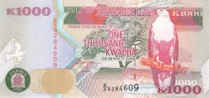 1000 Kwacha 1992